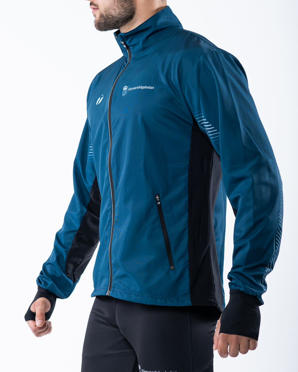 Men's running jacket side