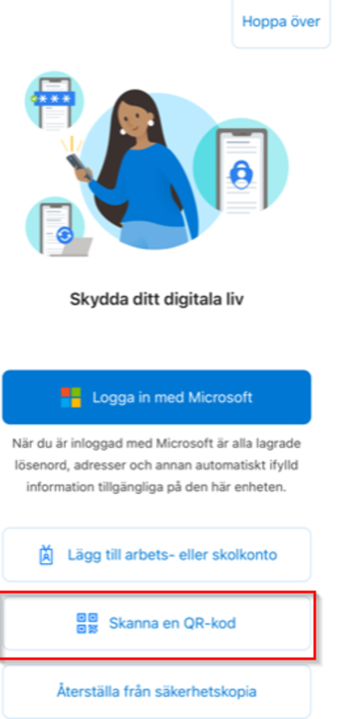 skärmdump MFA