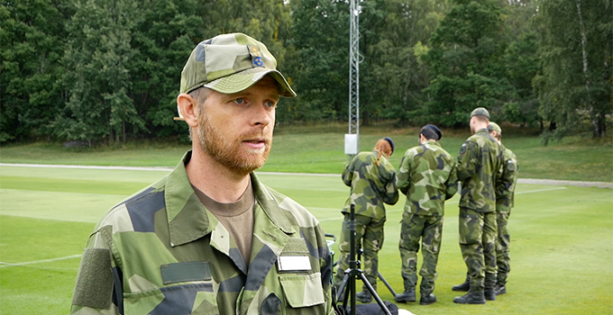 Jens Lindh, lärare och studierektor vid Försvarshögskolan.