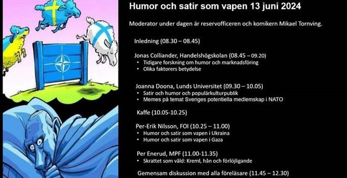 Program Temadag humor och satir som vapen