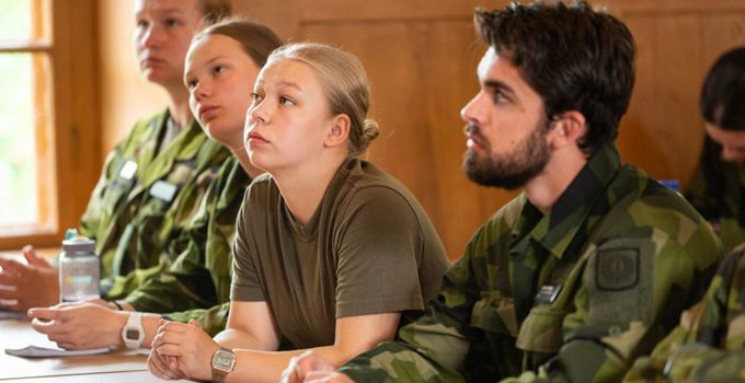 Studenter på Officersprogrammet