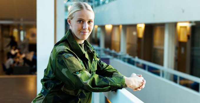 Noelle Nielsen på Officersprogrammet.