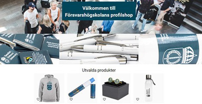 Välkommen till Försvarshögskolans profilshop